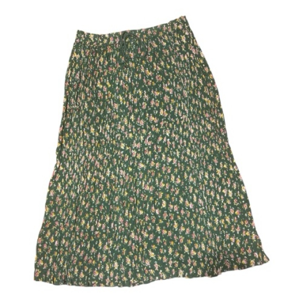 Floral Green Maxi Skirt Set size medium - Picture 3 of 4